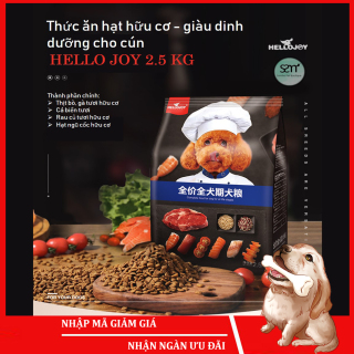 Hạt thức ăn hữu cơ Hello Joyphù hợp mọi loại chó đặc biệt dành cho chó kén thumbnail
