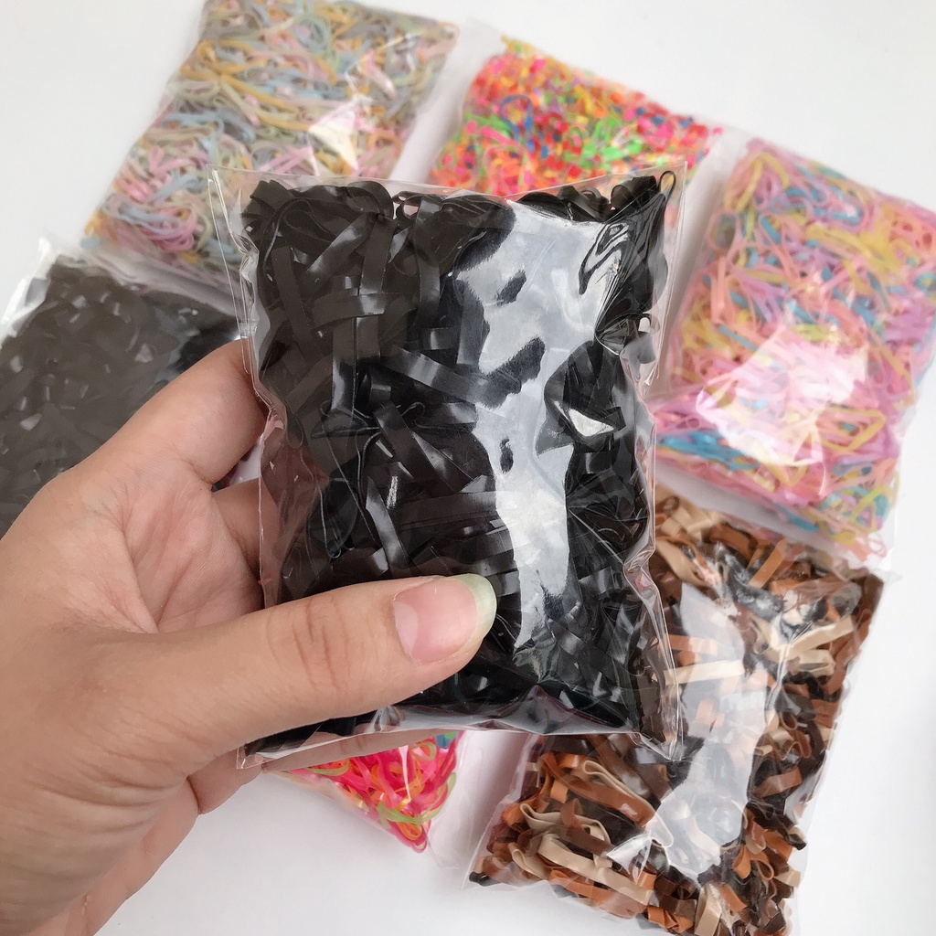50gr - 100 gr chun buộc tóc dày, to, đẹp