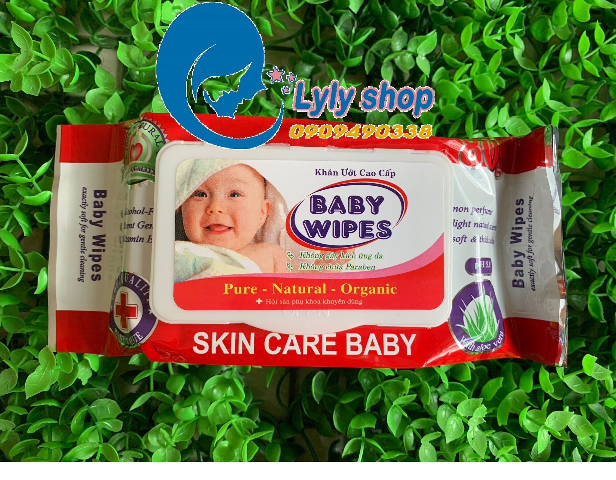 Khăn Giấy Ướt Baby Wipes Bịch 80g- Combo 10 gói