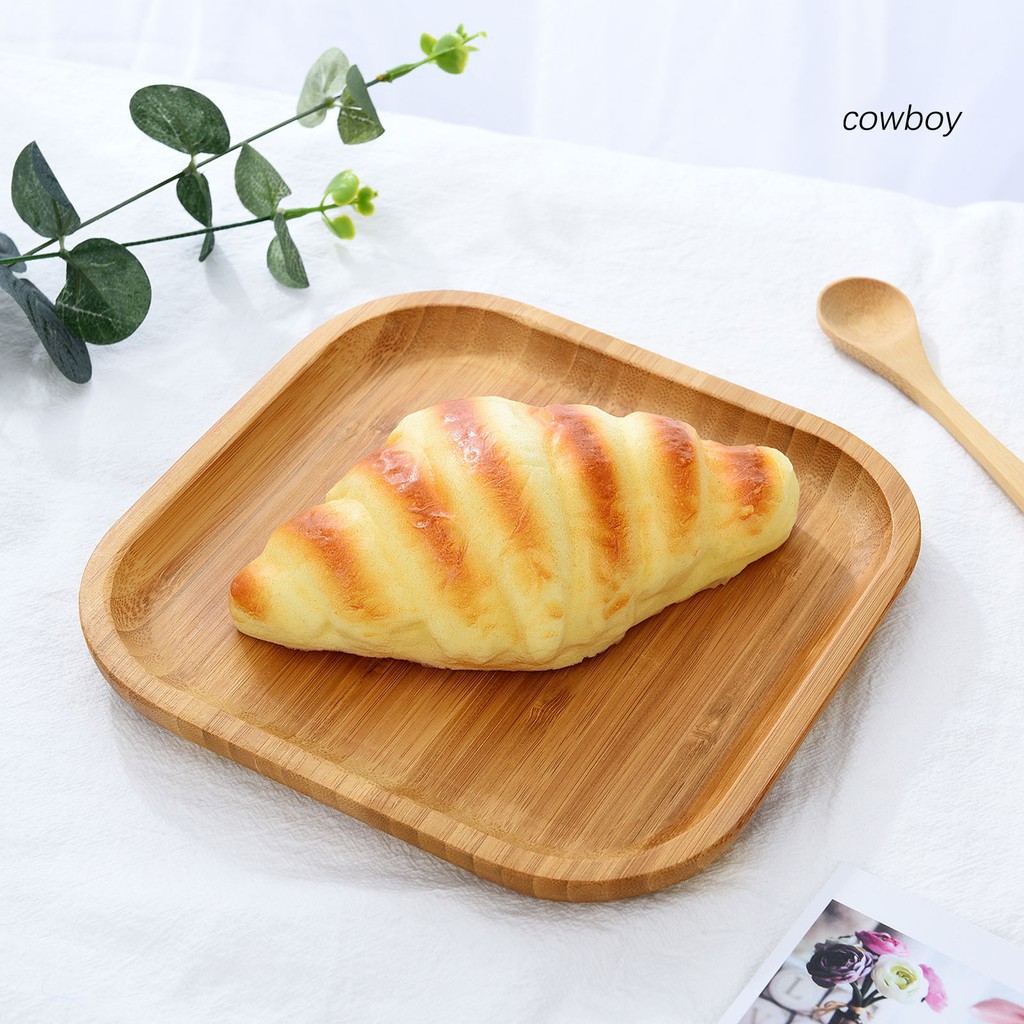 Khay Phục Vụ Vuông Gỗ Tự Nhiên