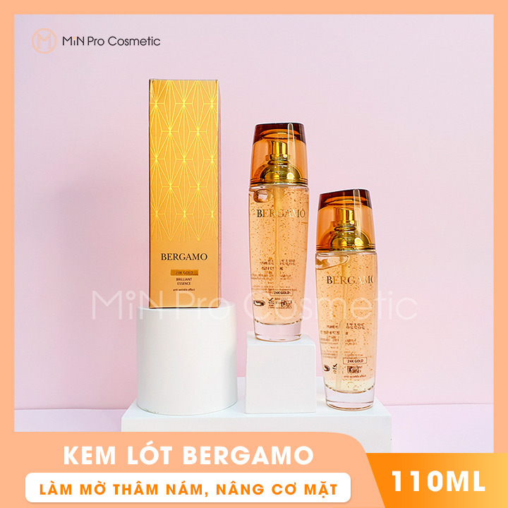Kem lót tinh chất vàng Bergamo 24K Gold Brilliant Essence 110ml