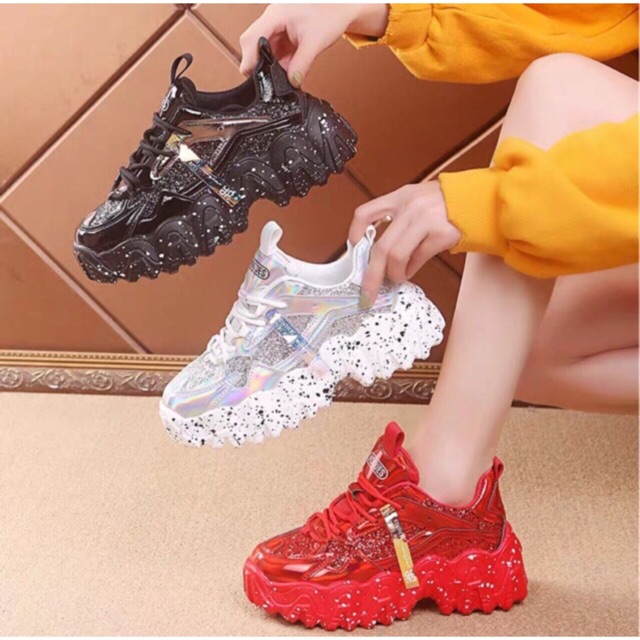 ( HÀNG XỊN ) Giày thể thao đế răng cưa óng ánh, siêu đẹp, siêu chất