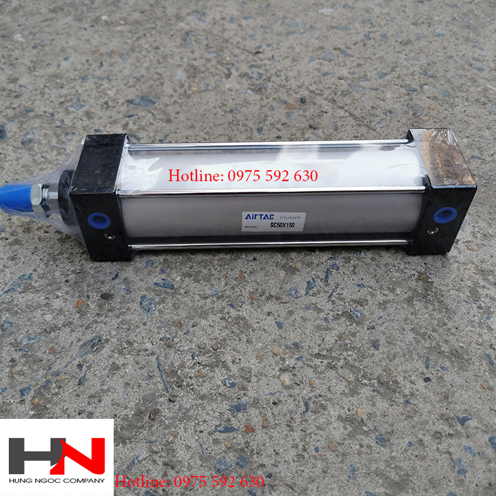 xi lanh khí nén SC 50 x 75 và 50 x 100 và 50 x 150