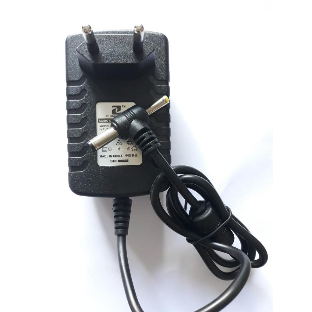 Cục sạc loa 9V-2A có 2 đầu 4 ly và 5.5 ly