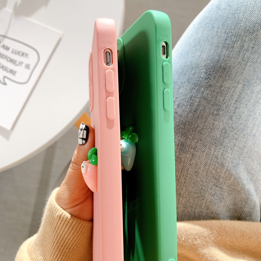 Ốp Lưng Basic Camera Nổi - Mẫu Carrot Nổi