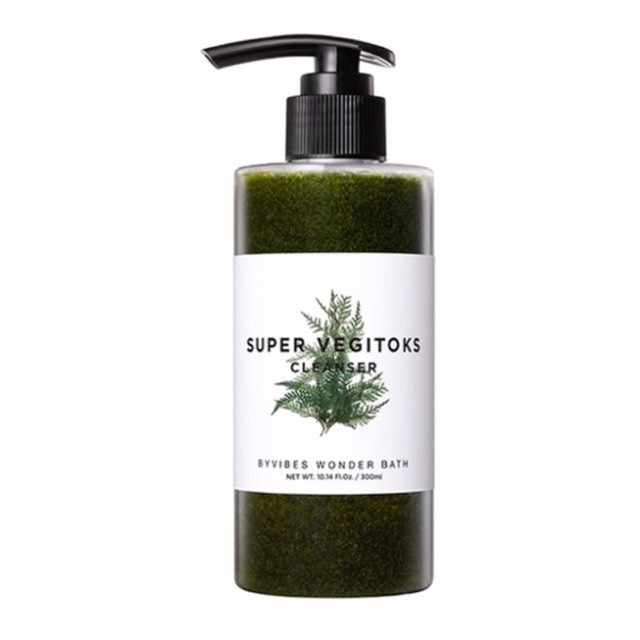 Sữa rửa mặt rau củ thải độc Super vegitoks cleanser Wonder bath Full size - 300 ml