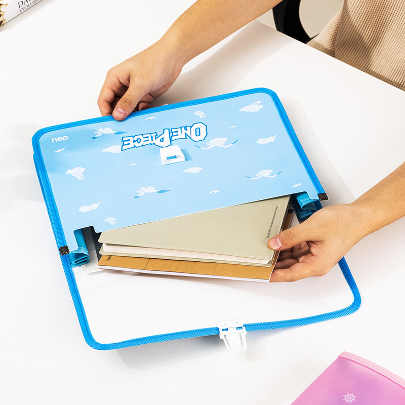 Cặp học sinh 2 ngăn  One Piece  F620 (Deli)