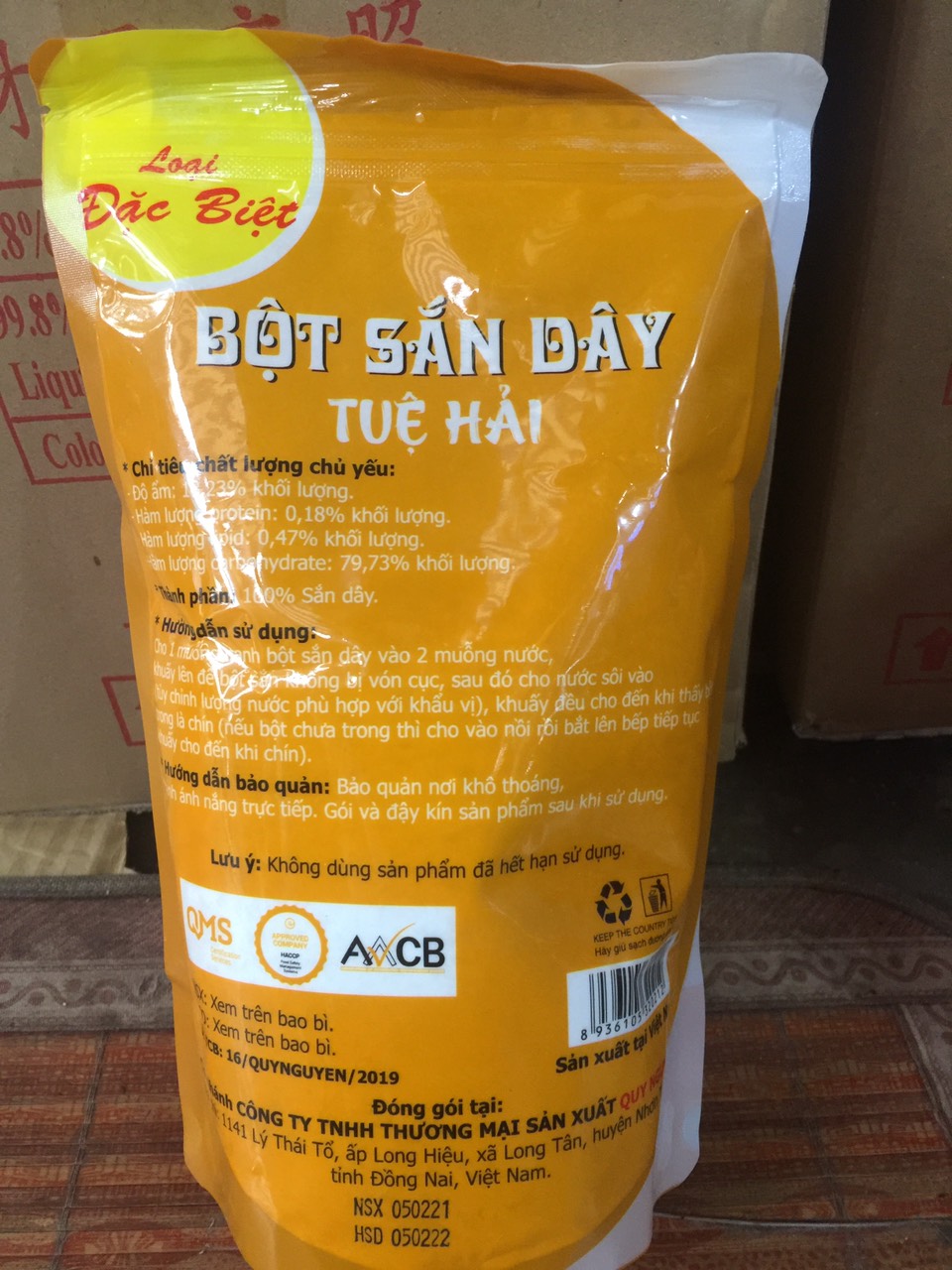 BỘT SẮN DÂY QUY NGUYÊN 500G