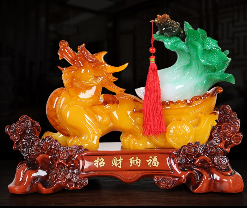Tỳ hưu phong thủy kéo bắp cải