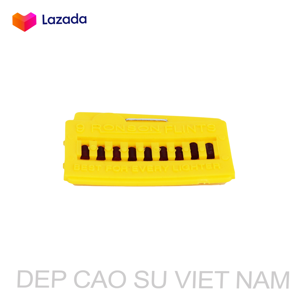 [HCM]Đá Zippo Chính Hãng - Đá Đỏ Ronson Vỉ 9 Viên