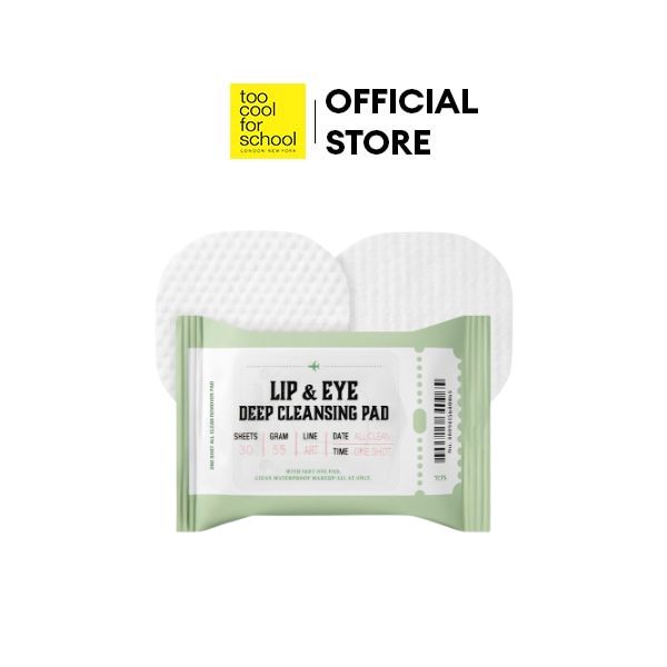 [GIFT - Quà Tặng Không Bán] Giấy Tẩy Trang  LIP & EYE DEEP CLEANSING PAD 30 MIẾNG