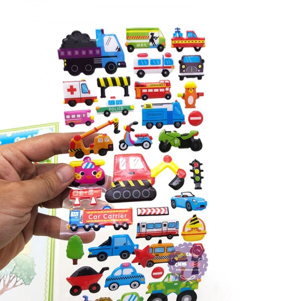 5 Vỉ Sticker 3D Nổi