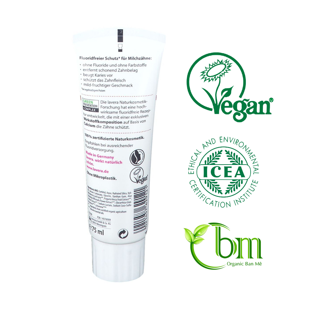 Kem đánh răng cho bé hương hoa cúc 75ml - Lavera