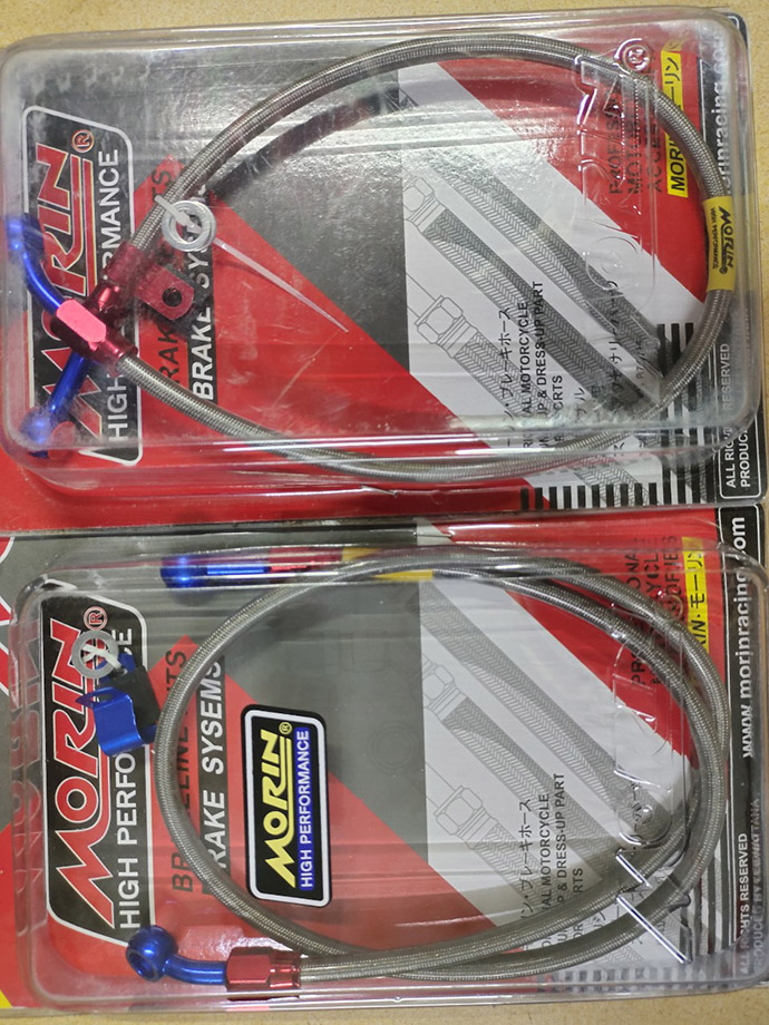 [HCM]Cặp Dây Dầu Thắng Đĩa Trước Và Sau Morin Thái Lan CNC Gắn Mọi Loại Xe MS2032