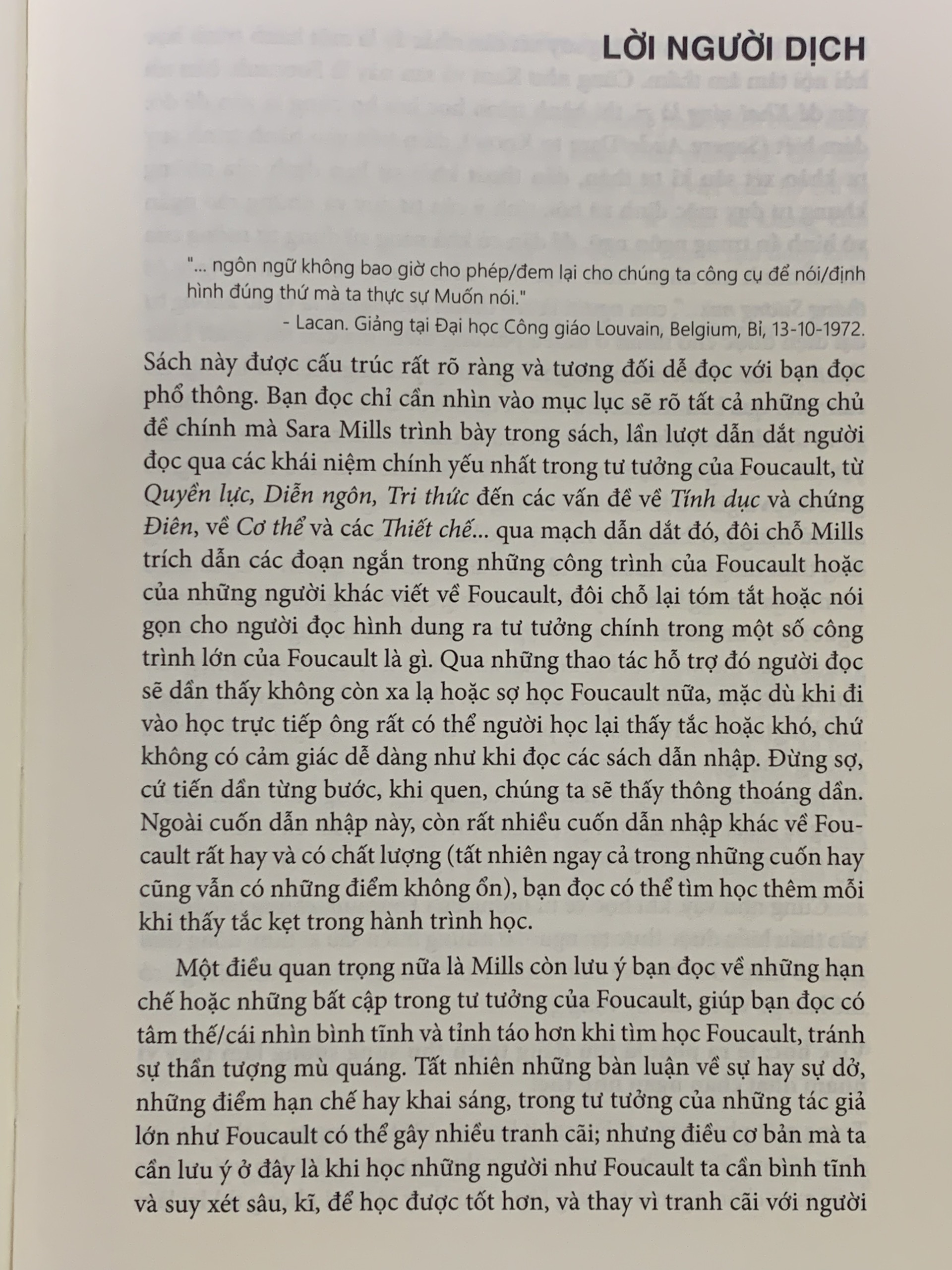 Michel Foucault - Sara Mills