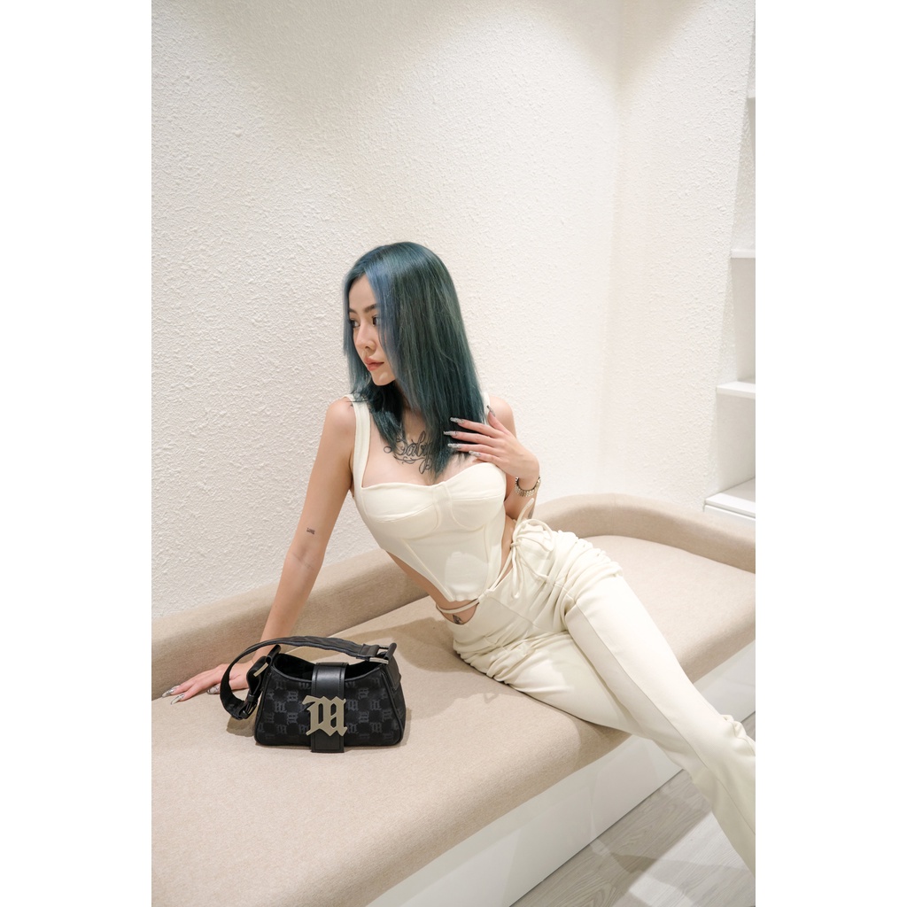 Áo croptop corset cúp ngực thun gân Envy Corset - Tipblu