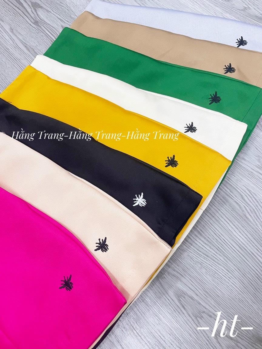 Chân váy tacta thêu ong QC hàng đẹp