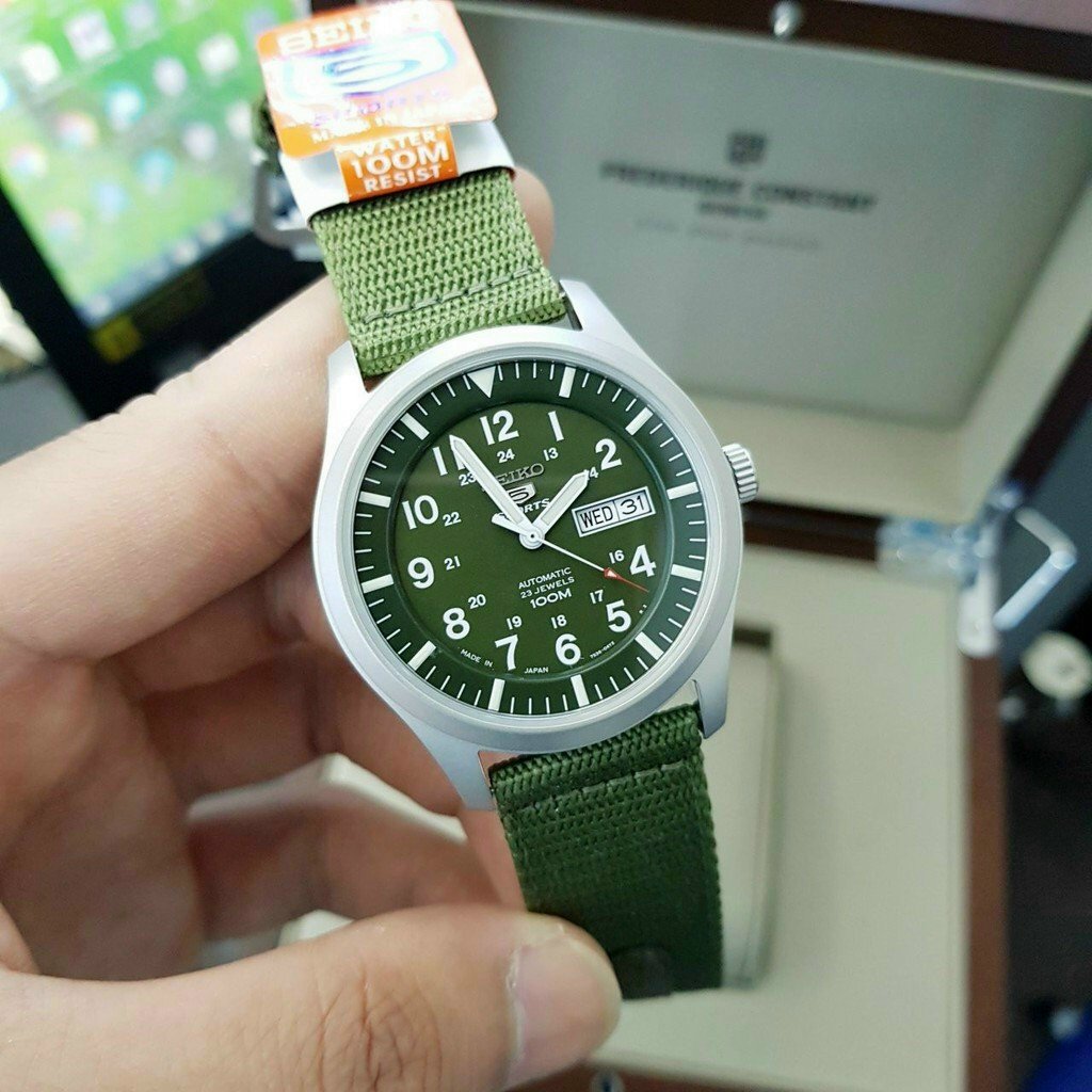 Đồng hồ nam SEIKO Automatic dây dù máy nhật