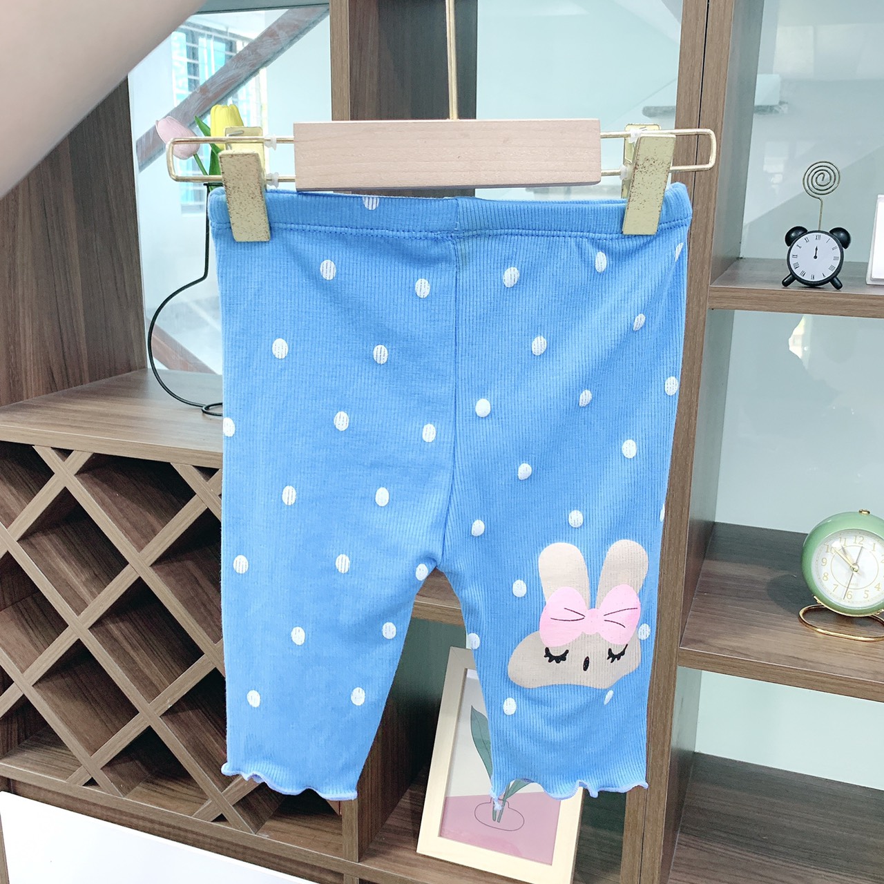 Q01N - quần legging lửng bé gái 8-18kg