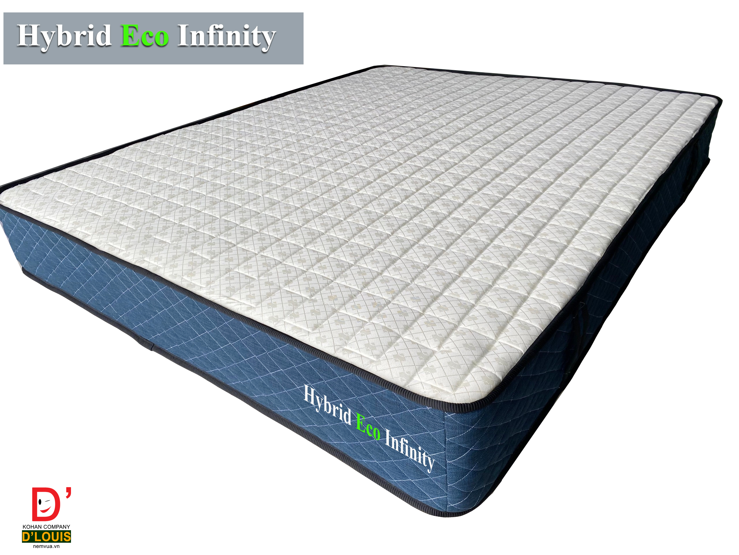 Nệm Lò xo túi độc lập cuộn gọn KOHAN eco infinity cao 25cm
