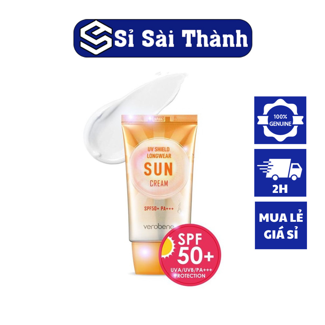 Kem chống nắng Verobene UV Shield Longwear Sun Cream 40ml