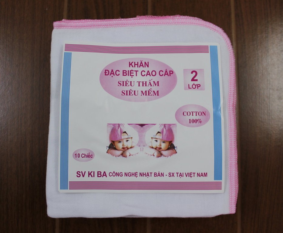 10 Chiếc khăn sữa 2 lớp cho bé