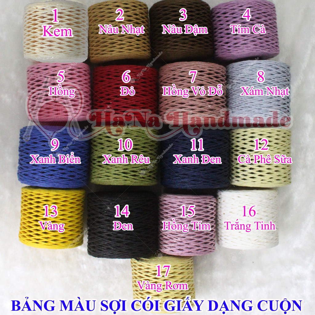 Sợi Cói Giấy Dạng Cuộn (40k/cuộn)