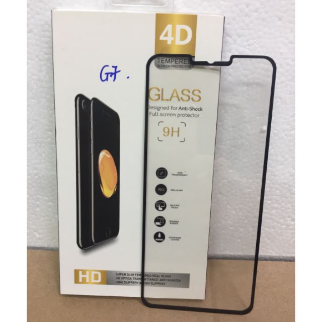 Kính cường lực 4d cho lg g7/ g7 thinq full màn hình