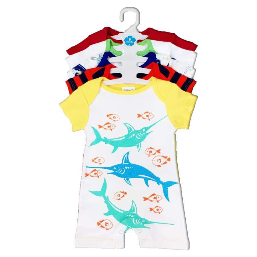 [HCM]Set 5 Body Cho Bé Trai Baby Wear