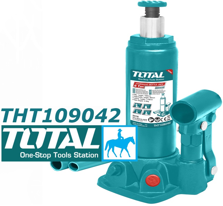 Con đội Kích đội 2 tấn 34.5cm 2.6kg Total THT109022 Ingco HBJ202