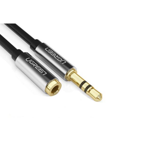 Dây Nối Dài Loa 1.5M UGREEN 10593 - Jack Audio 3.5mm Đầu Đực Sang 3.5mm Đầu Cái - Hàng Chính Hãng