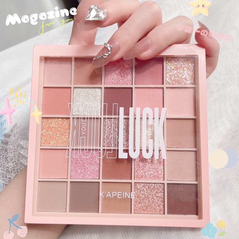 [MAKE UP] Bảng Phấn Mắt LUCK 25 Ô Siêu Tây