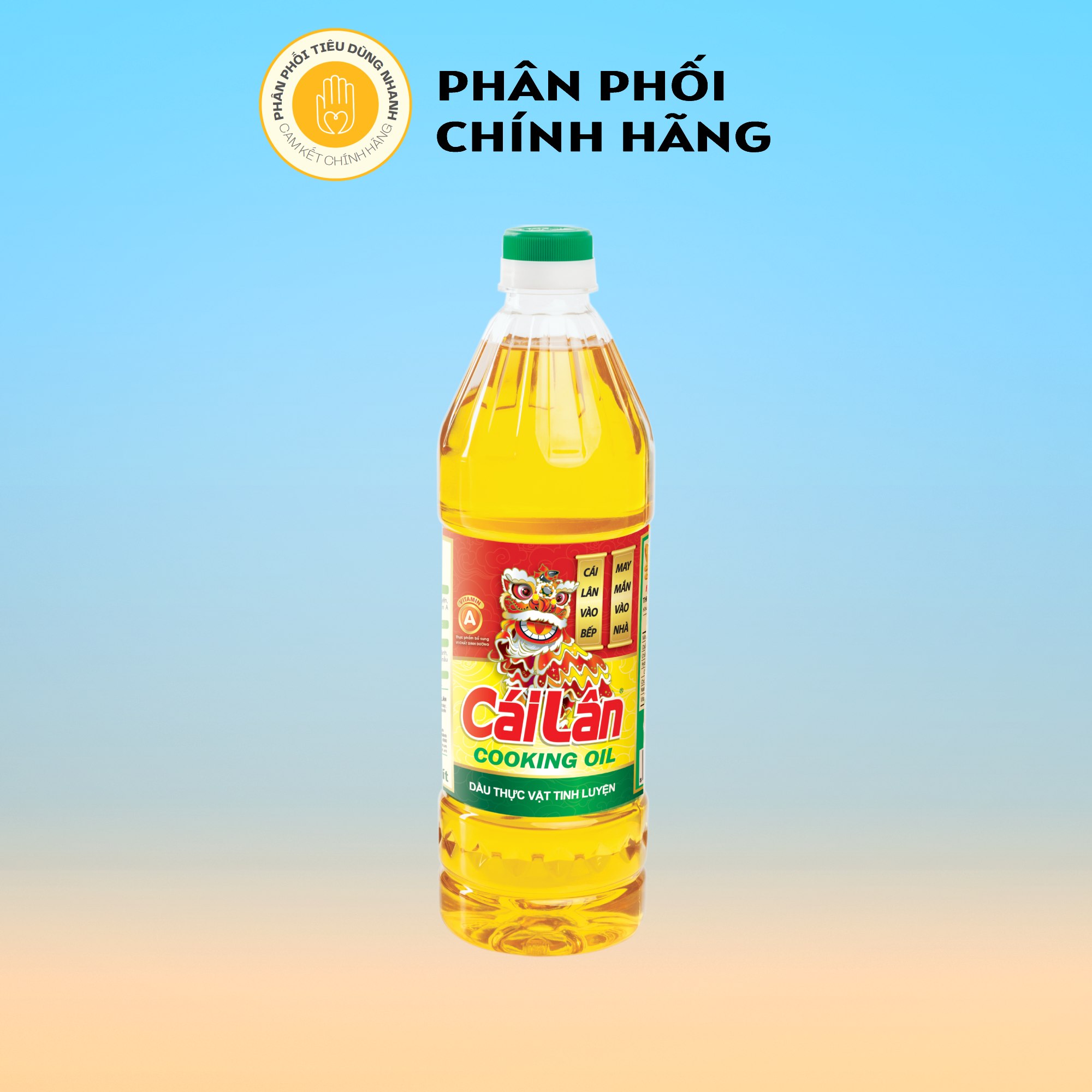 Dầu ăn dầu thực vật tinh luyện cái lân 1l