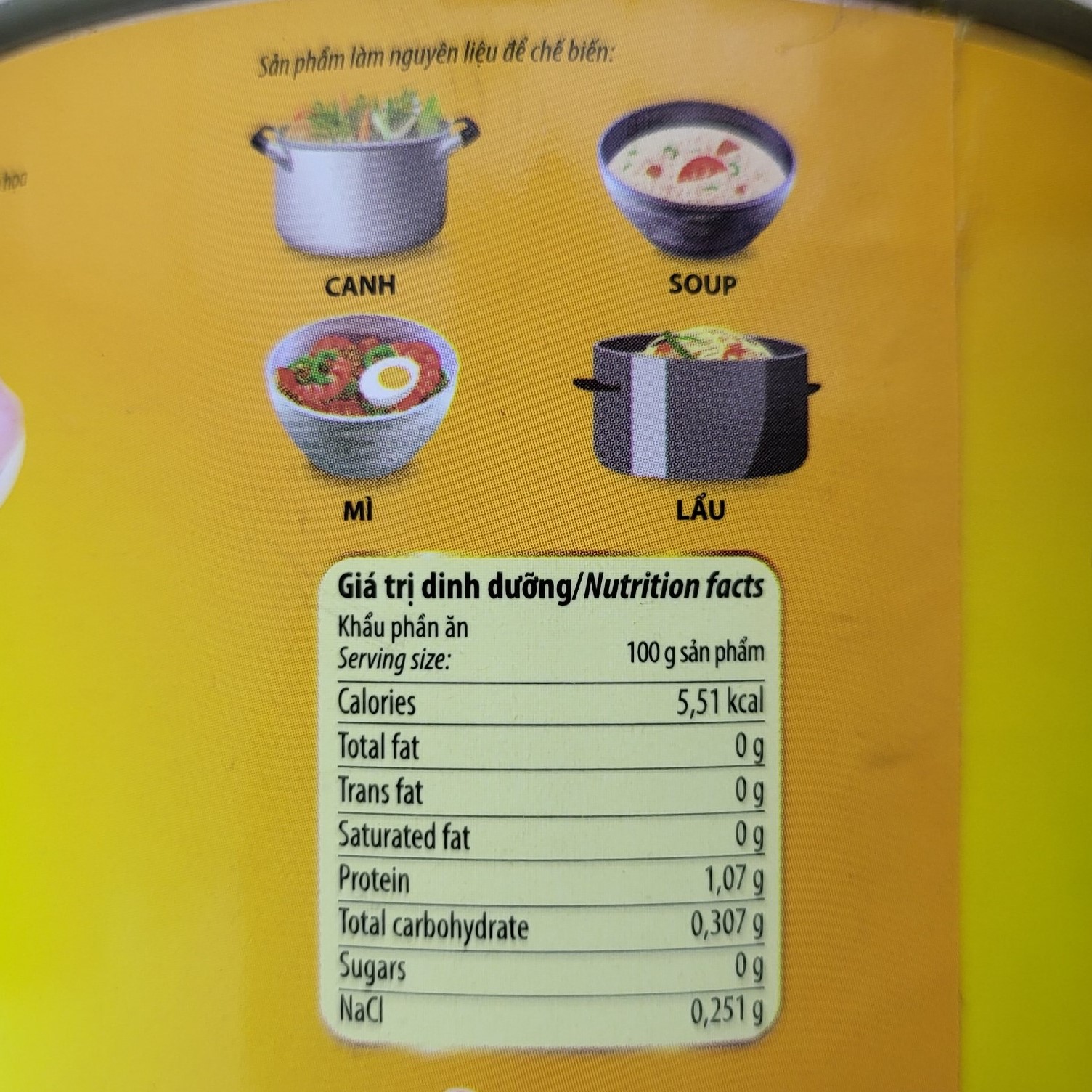 VISSAN (Lon 820ml) NƯỚC XƯƠNG HẦM THỊT HEO Pork Bone Broth