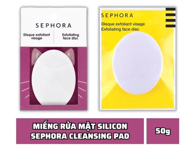 Miếng rửa mặt Sephora Exfoliating Face Disc, Pháp cho mọi lứa tuổi