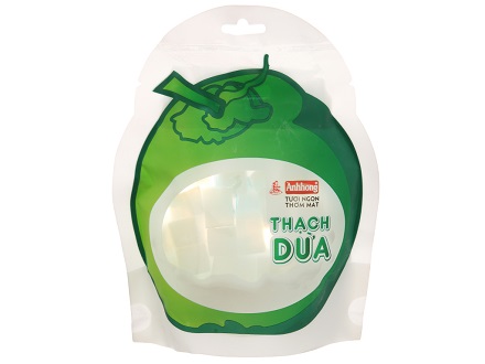[HCM]Thạch dừa Ánh Hồng túi 900g