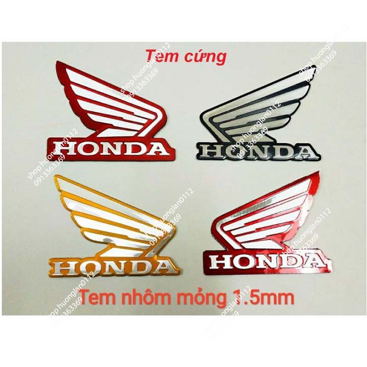 Tem xe máy Honda Cánh Chim giá 1 cặp 2 cánh