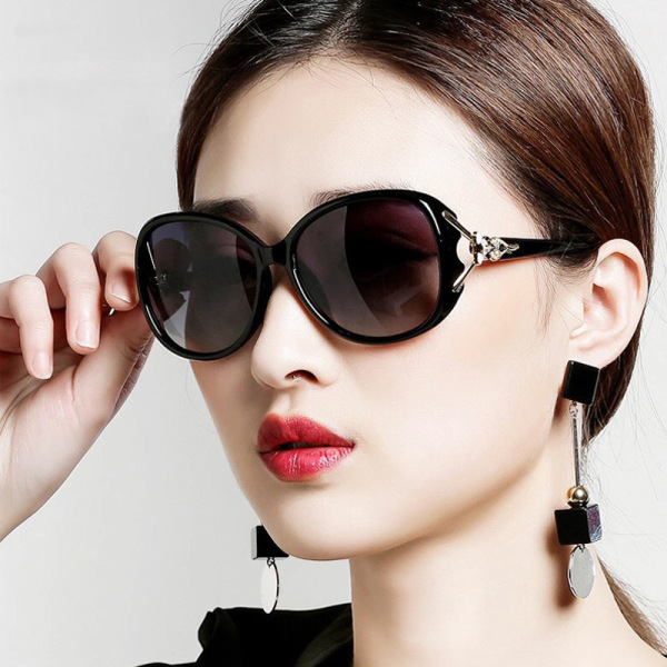 Giá bán [MIỄN PHÍ GIAO HÀNG] Mắt kính mát nữ Luxury Korea Master SM009, gọng kính ôm mặt, tròng kính oval chống nắng, chống tia UV cực tốt, bảo hành 2 năm