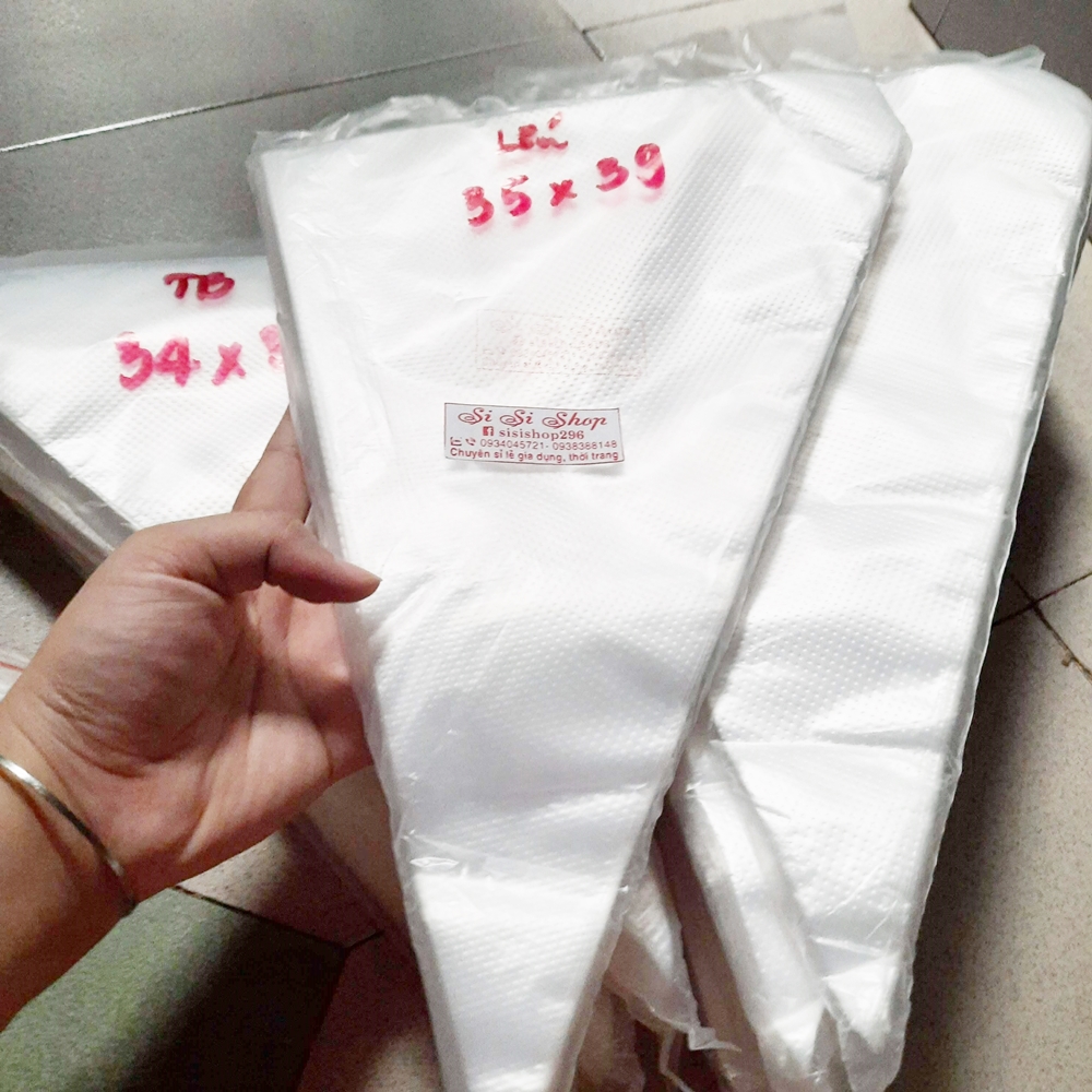 Túi bắt bông kem 100 cái
