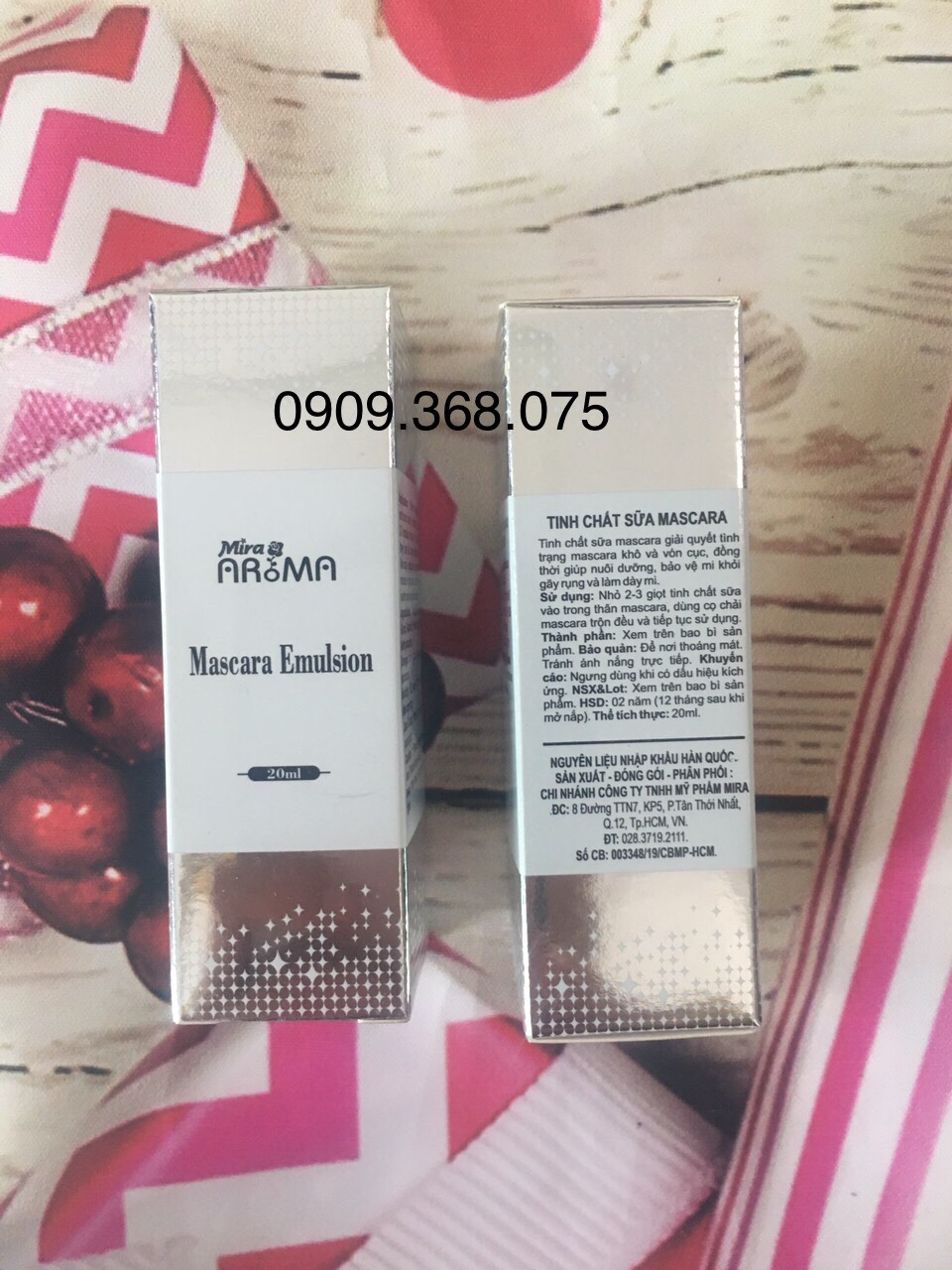 [Chính hãng] Nước pha mascara Aroma Emulsion 20ml