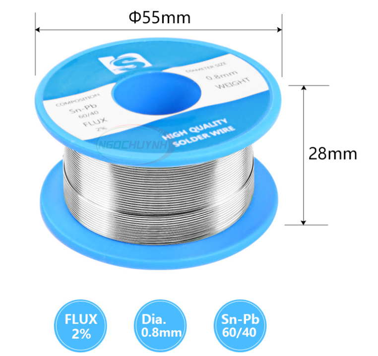 Cuộn chì hàn 50g