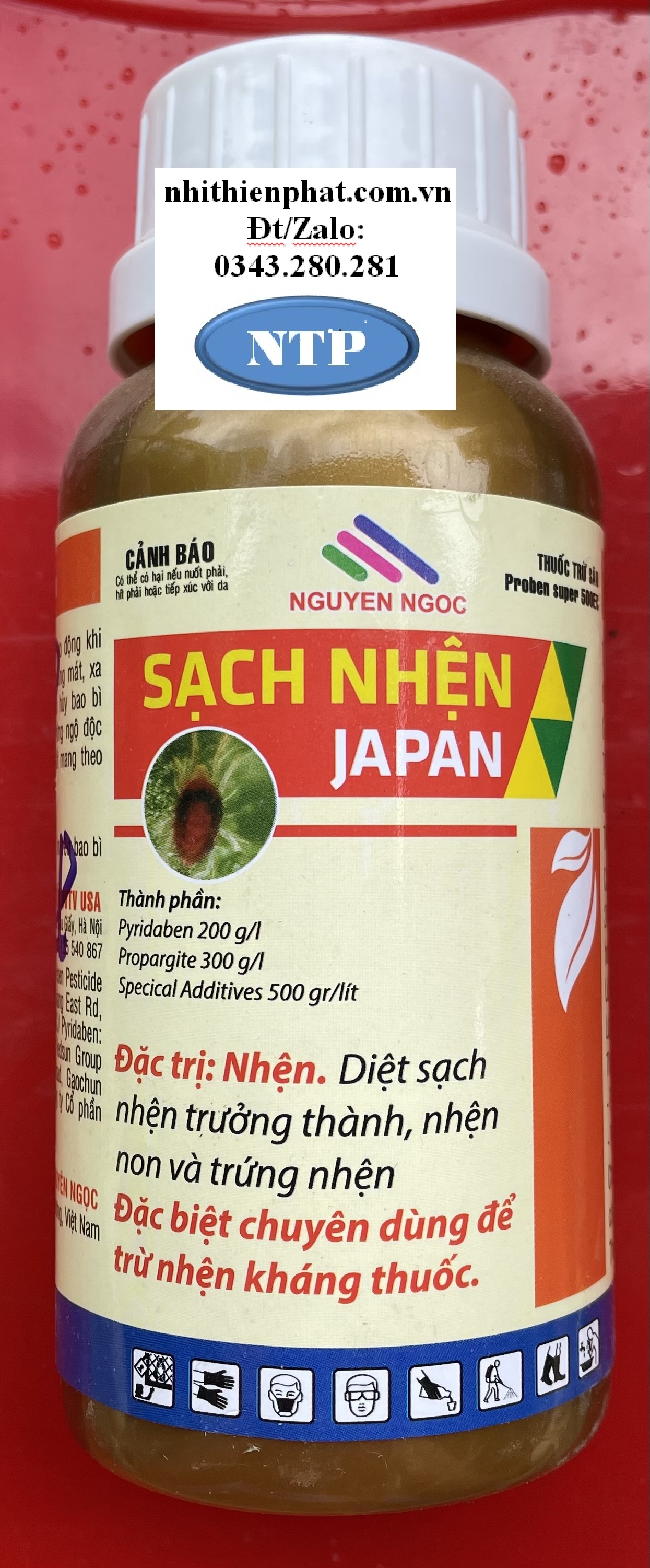 Proben NTP Nhật Bản - Thuốc Diệt Nhện Xanh Đỏ Vàng Hiệu Quả
