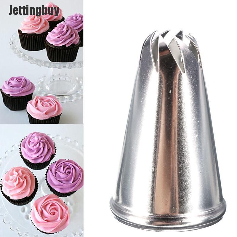 Jettingbuy Drop Rose Flower Icing Piping Tips Nozzle Cake Cupcake Decorating Pastry Tool