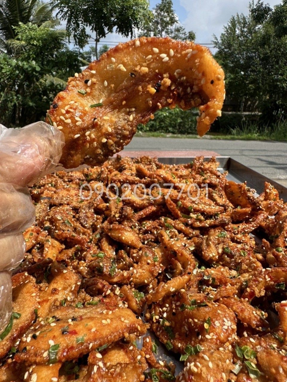 Ba rọi mắm me siêu ngon - đồ ăn vặt