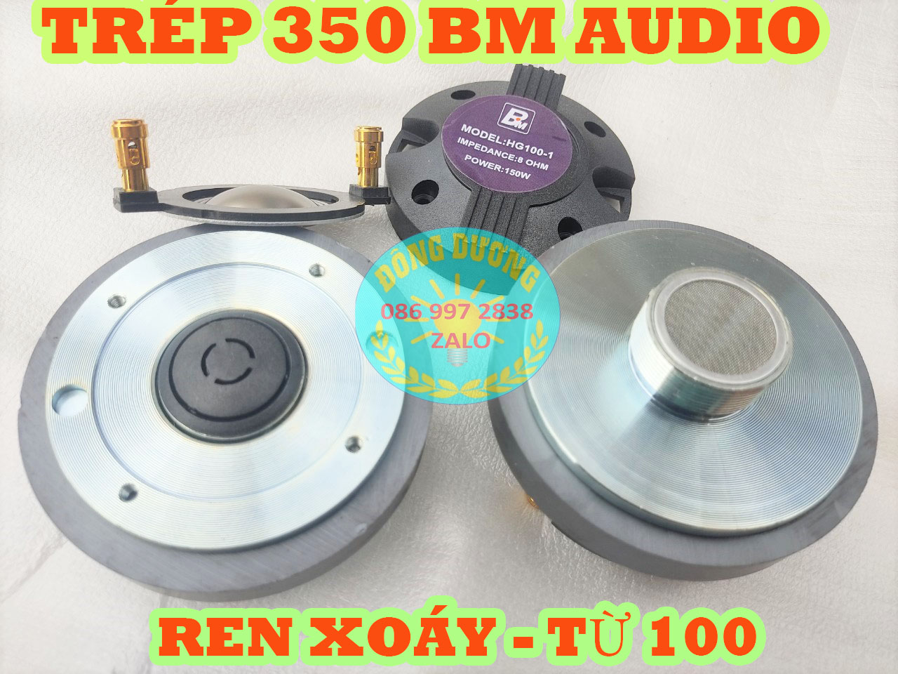 CỦ TRÉP 350 BM AUDIO - LOA TREBLE 350 - TRÉP LOA KÉO - CỦ KÈN 350