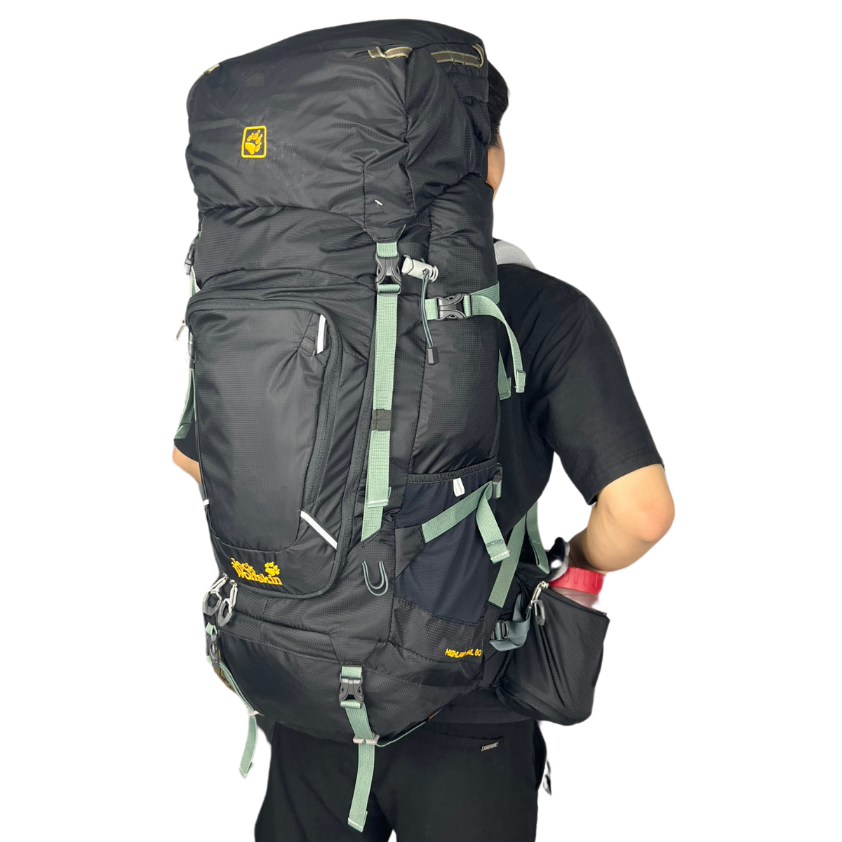 Balo du lịch phượt leo núi jack wolfskin highland trail xt 60 backpack trekking cao cấp có trợ lực áo mưa vietnamoutdoor
