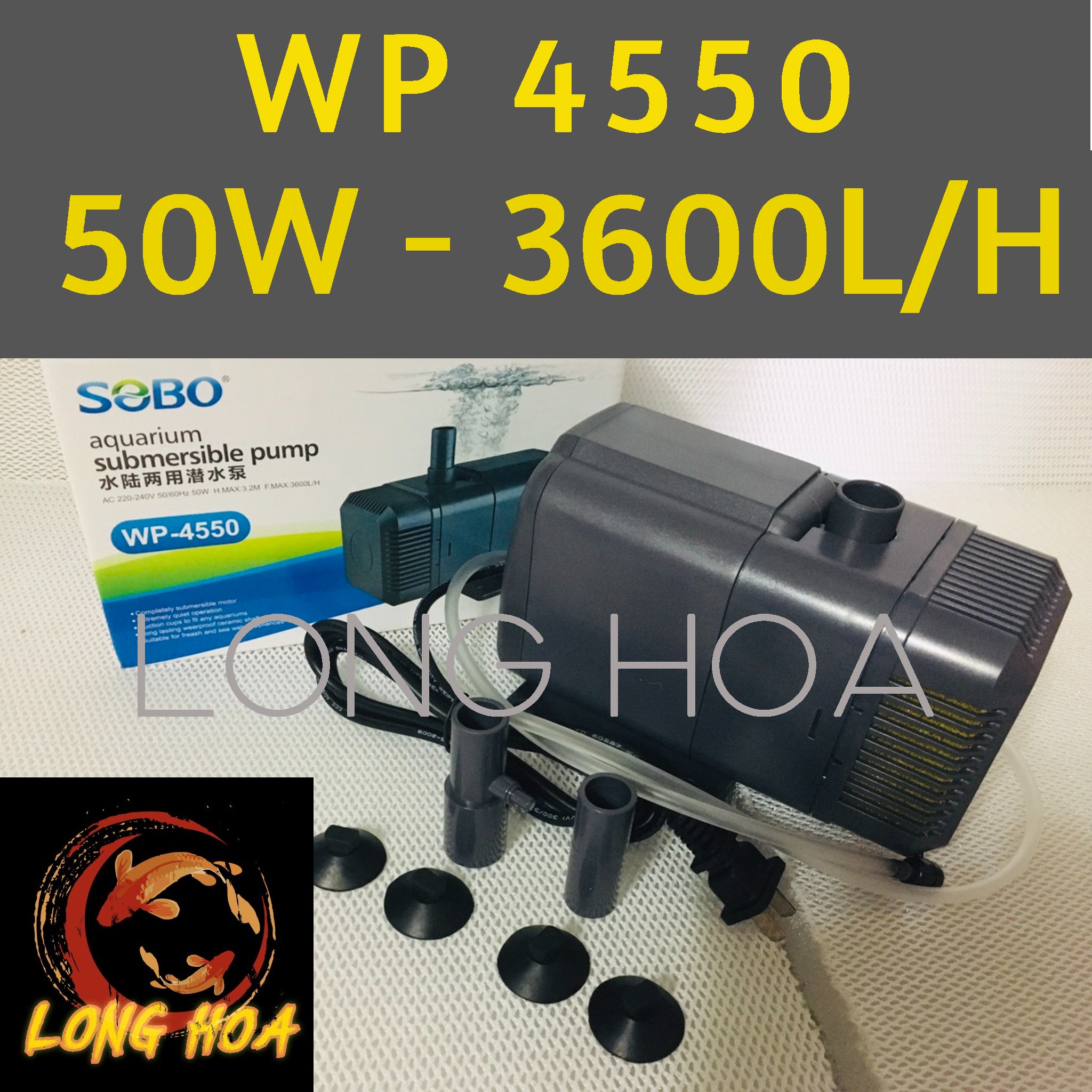 [Hoàn Tiền 10%][HCM] Máy Bơm SOBO WP 7200 dành cho hồ cá cảnh