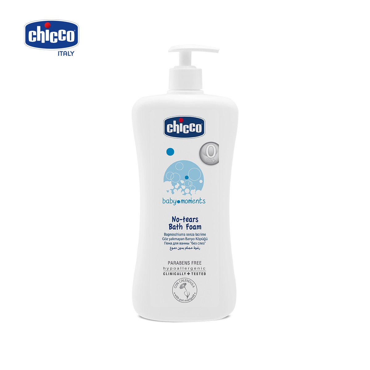 Sữa tắm gội Chicco chai 200ml và 500ml cho bé