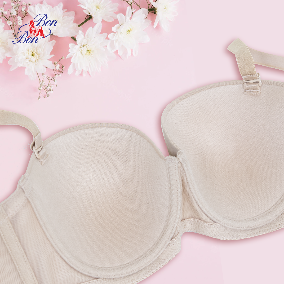 Áo lót cúp ngang, mút mỏng bon bon - bv2537
