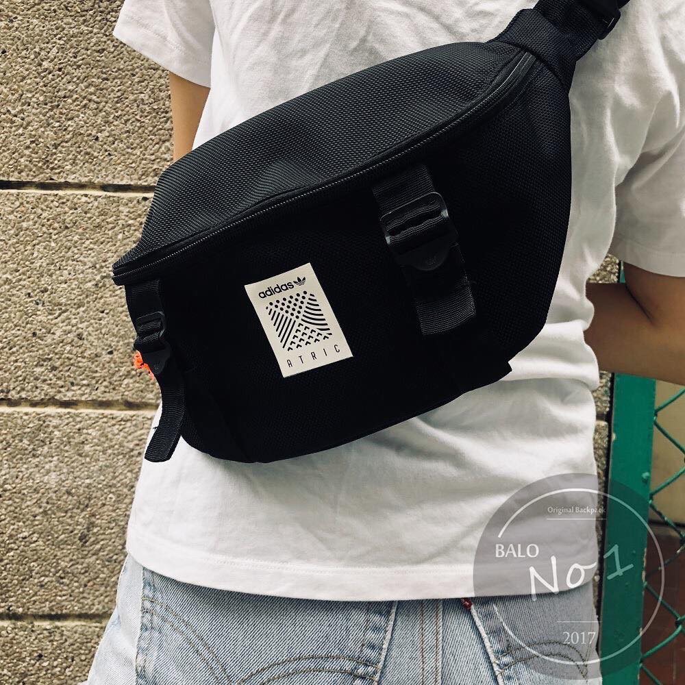 [ FREESHIP ] TÚI ĐEO CHÉO NAM NỮ THỜI TRANG BUMBAG BLACK